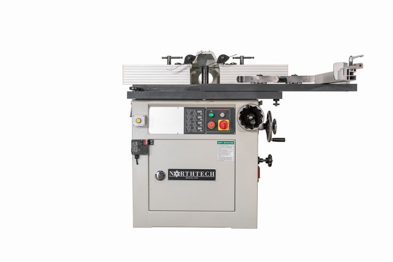 Northtech NT 525TS 5 HP Tilting Spindle Shaper With Sliding Table Northtech NT 525TS 5 HP Tilting Spindle Shaper With Sliding Table