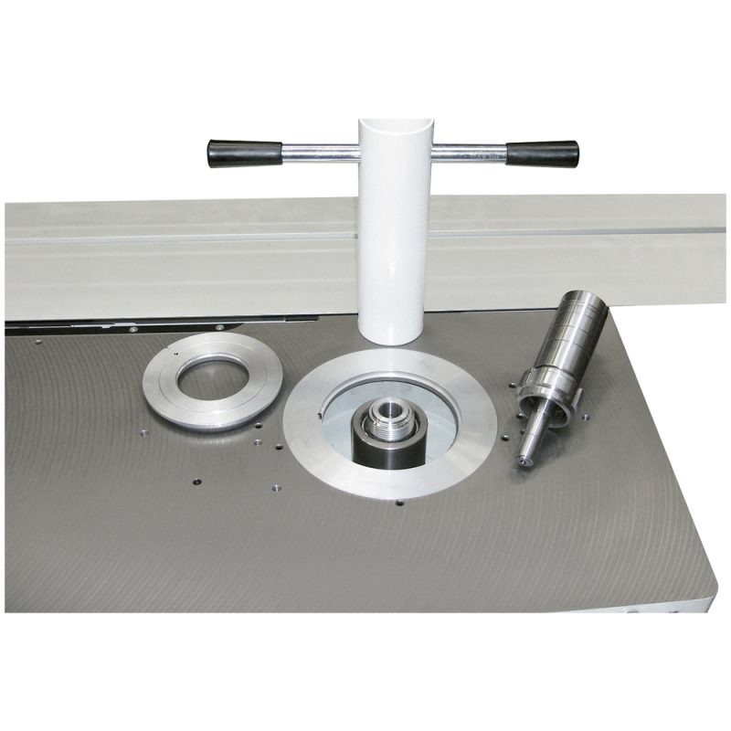 Interchangeable spindle on the SCM minimax TW 55ES shaper