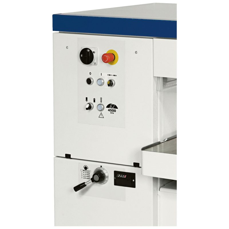 Control panel of the SCM Nova S 520 thickness planer