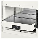 Thicknessing table of the SCM Nova S 520 with its two idle bed rollers