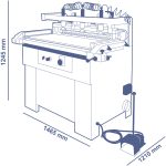 Dimensioned outline drawing of the SCM STARTECH 27
