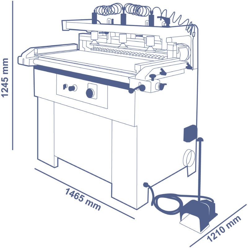 Dimensioned outline drawing of the SCM STARTECH 27